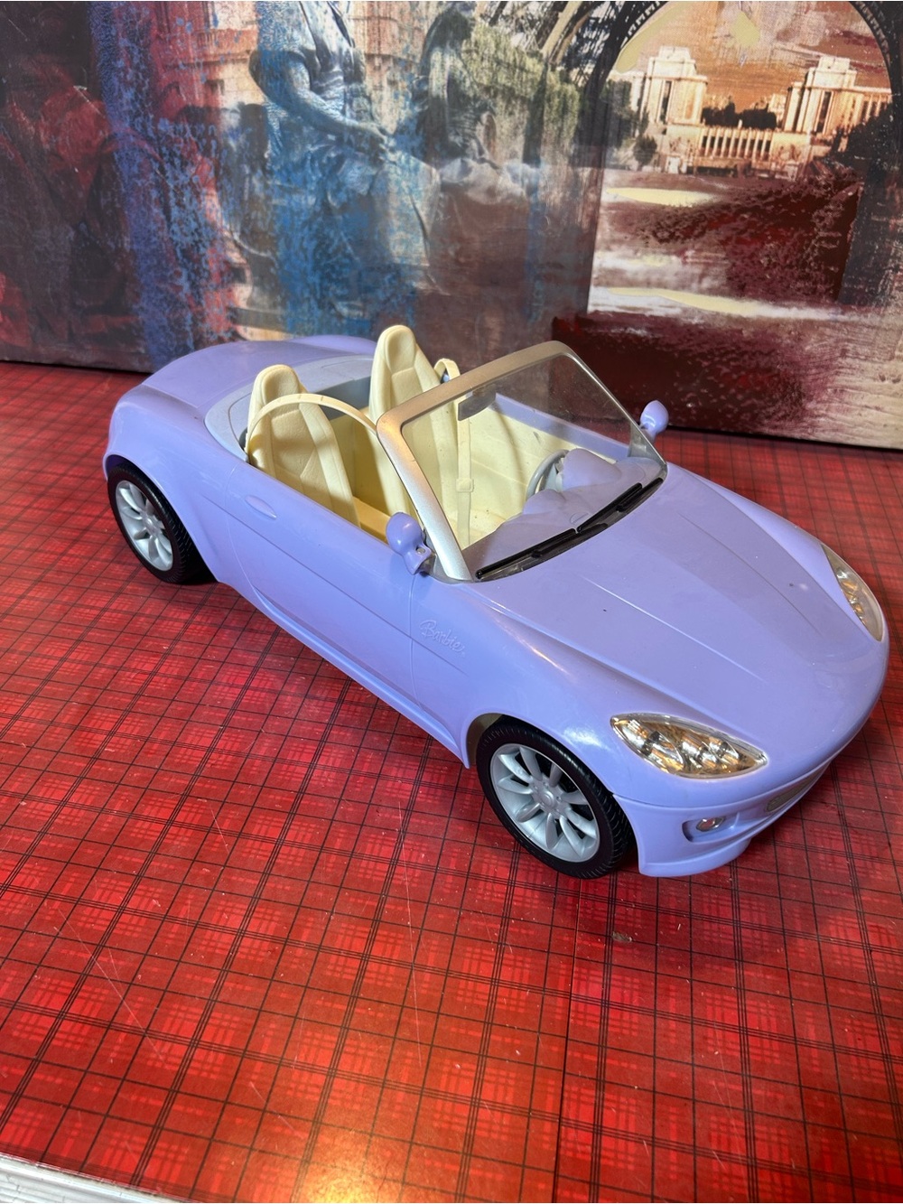 Vintage Mattel Barbie Lavender Purple Convertible